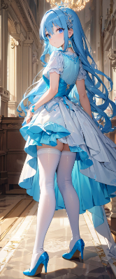 振り返りお姫様