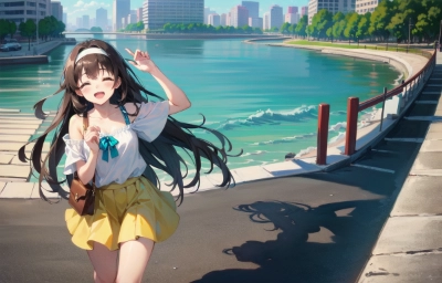 cute eye、愛華、駆けよって