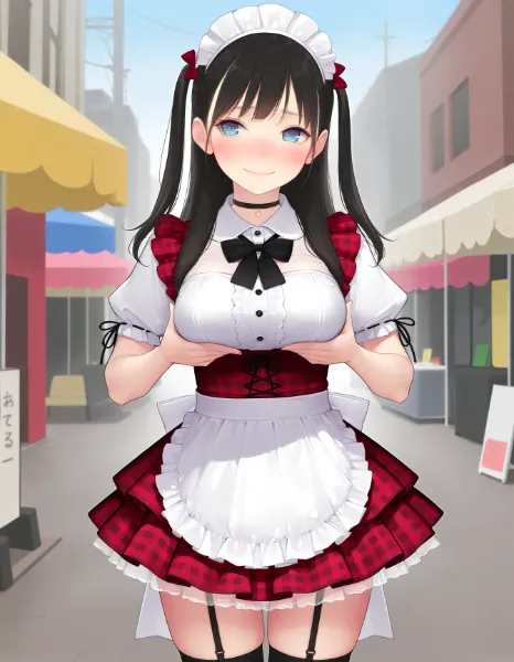 ツーサイドアップメイド