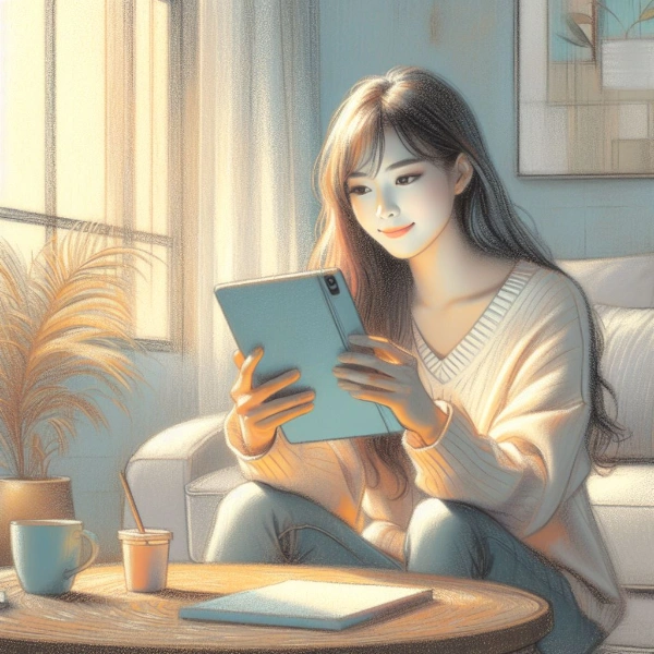 タブレットで読書