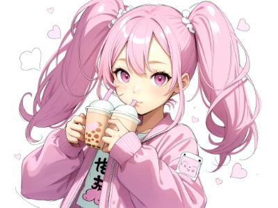 milk tea girl