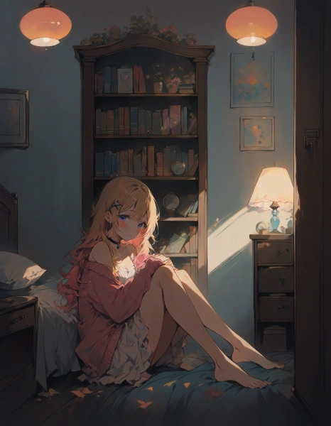 薄暗い部屋その2