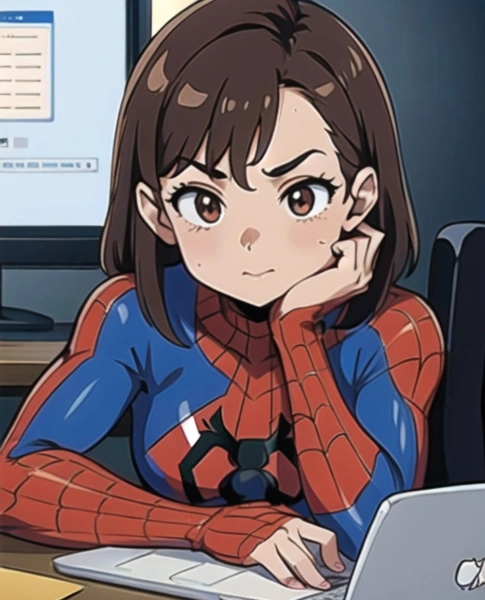 事務のスパイダーマン