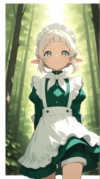 メイド見習いのエルフ