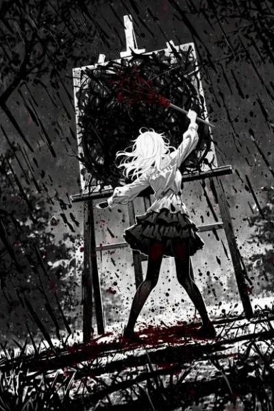 黒雨に濡れた芸術の叫び