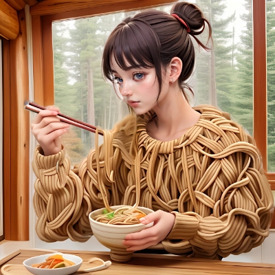 蕎麦セーター