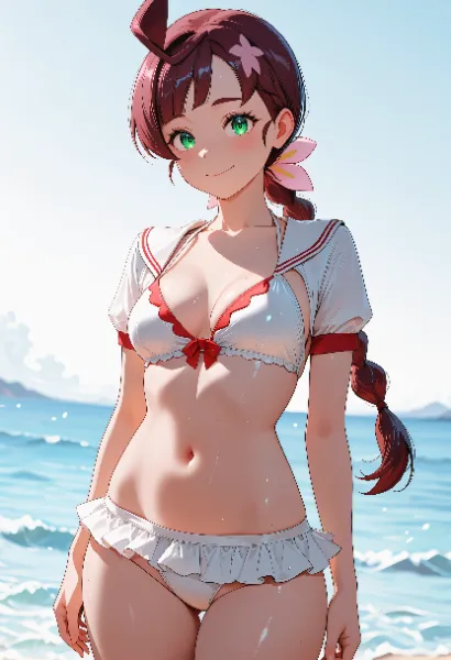 コハルちゃんの制服っぽい水着