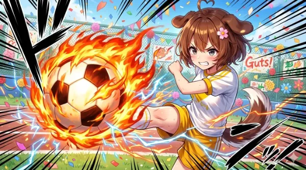 決めろ！炎のシュート！