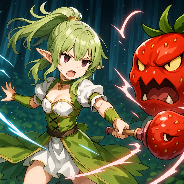 イチゴ型モンスター討伐