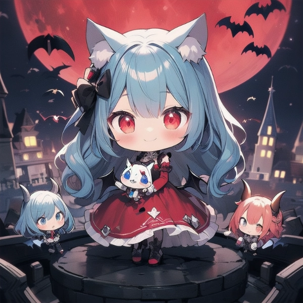 ねこと深紅の夜