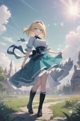 金髪の少女