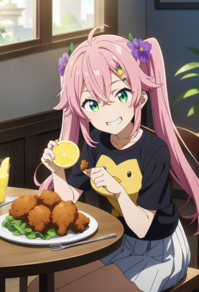 唐揚げにレモンかけておいたから