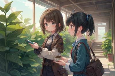 植物園にて