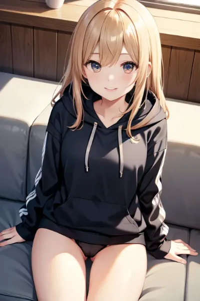 パーカー女子