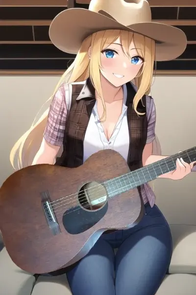 歌うカントリーガール