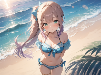 砂浜でキミと。