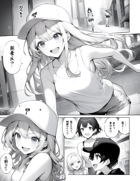 黒髪＆ブロンド・「疾風の少女たち」