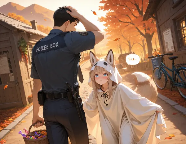 斎藤さんとコン子・Trick or Treat