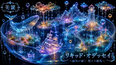 液体が紡ぐ幻想の星海航海