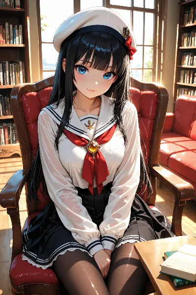 秘密のベレー帽