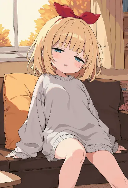 季節の変わり目でやる気がないムスメさん