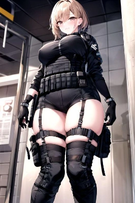 地下鉄警備の女の子