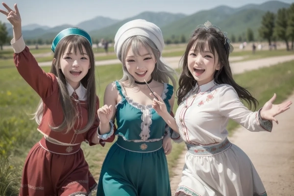 草原のかしまし娘