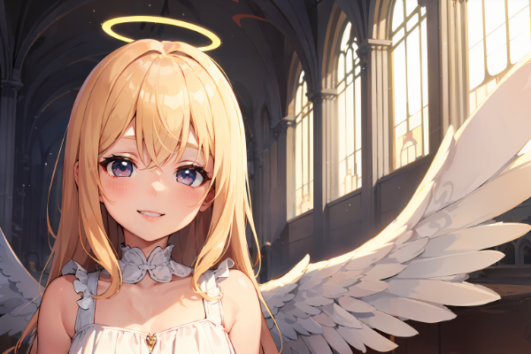 angel smile