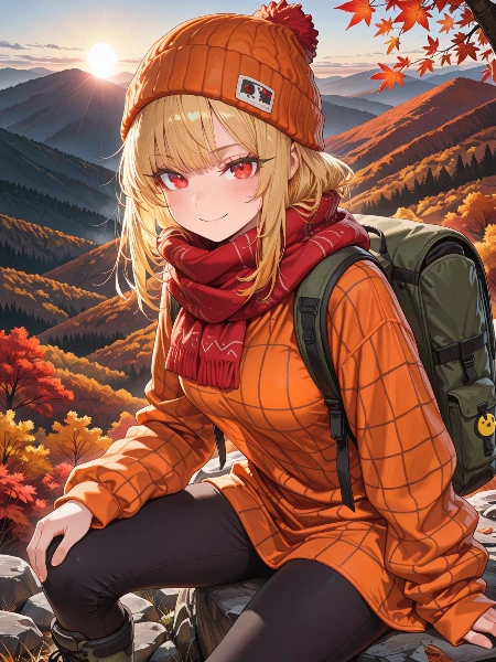 秋の山頂で紡ぐ少女の冒険譚