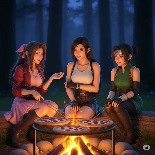 ピザが焼けるまで