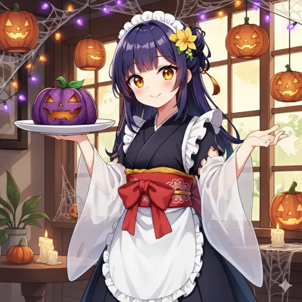 ハロウィン仕様カフェ