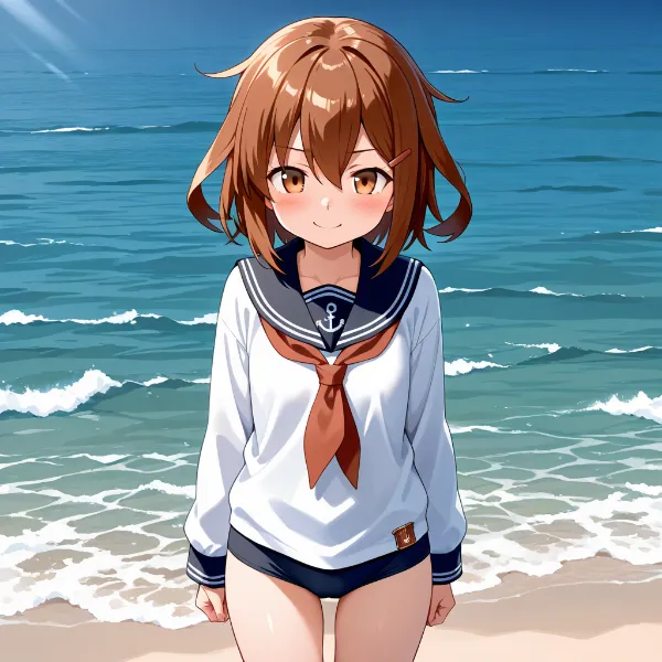 海辺で待つ少女の夏の約束