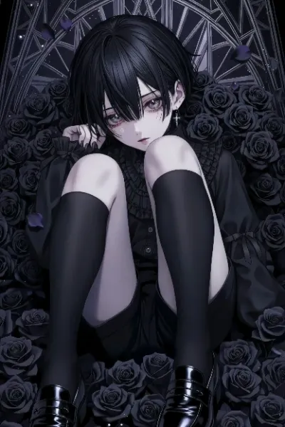 Within the Garden of Obsidian Petals