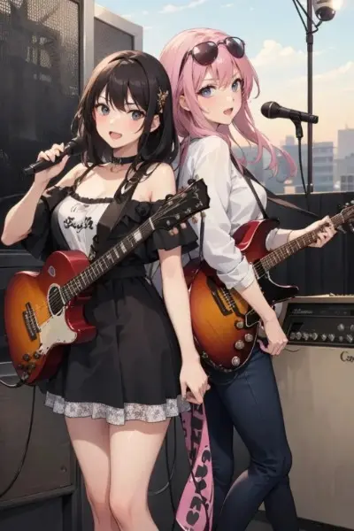 👭🎸🎤絵文字プロンプト👭🎸🎤