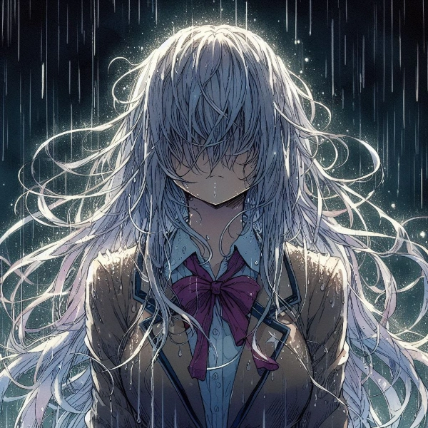 雨に濡れて…すべての想い出を洗い流したい