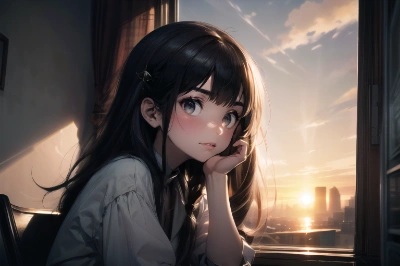 黄昏時