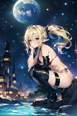 ポニテ　エルフ