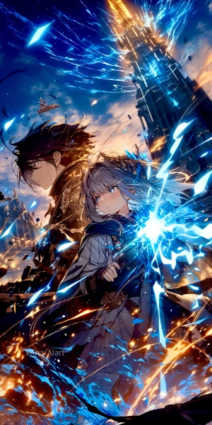 【青雷の叙事詩】  \"The Epic of the Azure Lightning\"