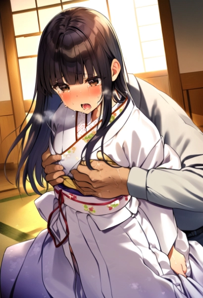 キモ男に初夜で変態プレイをさせられる幼妻