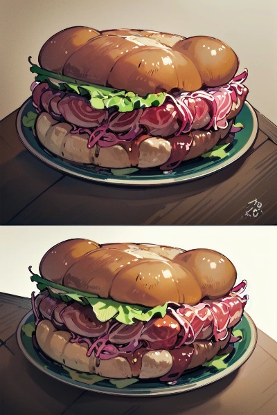 肉まんバーガー