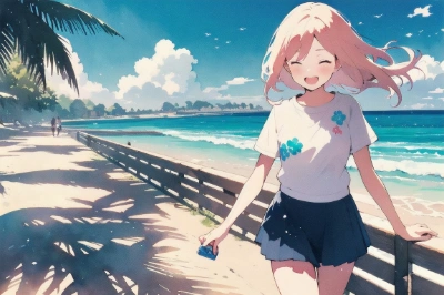 海だよ!