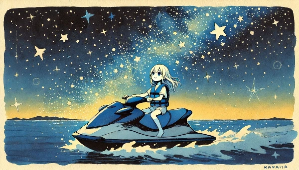 星空ジェットスキー