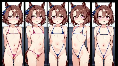 馬耳少女のビキニ差分