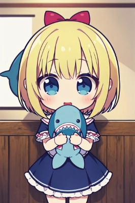 さめさんのぬいぐるみ