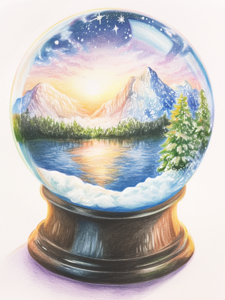 No.1581 スノードーム✕自然