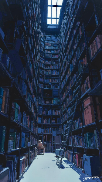 静かなる知の大聖堂／スマホ壁紙アーカイブ