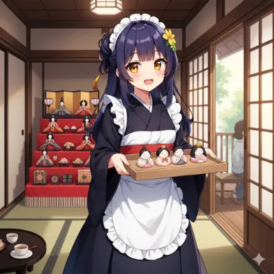 ひな人形のお餅