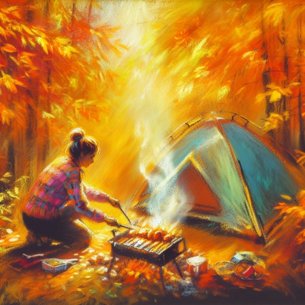 女子1人・キャンプ