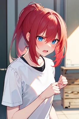 少し怒ってる幼なじみ