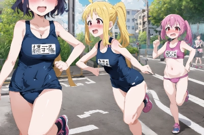 アヘアヘ！水着マラソン！！